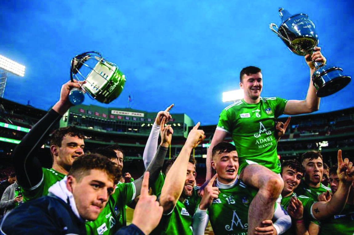 Limerick Lads Hoist Fenway Classic Hurling Trophy | Boston Irish